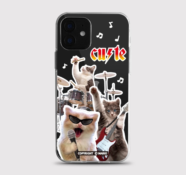 [젤리]고양이밴드 휴대폰케이스 에어팟케이스