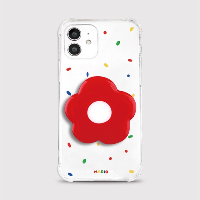 [모양톡+탱크젤리 빨강꽃] 휴대폰케이스 에어팟케이스