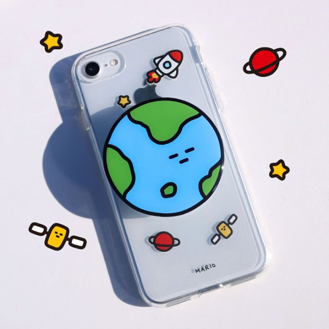 [젤리+모양톡]지구별 휴대폰케이스 에어팟케이스