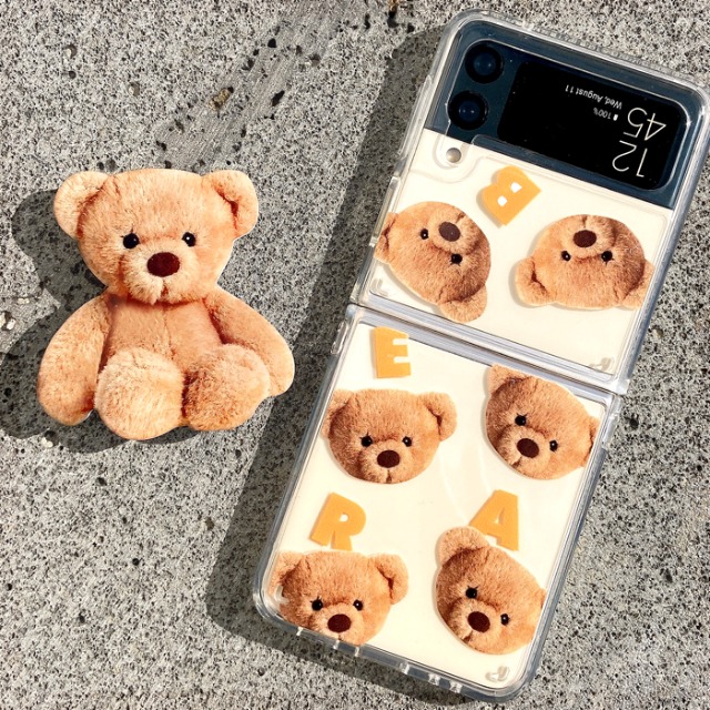 [플립젤리+모양톡]곰곰이 휴대폰케이스 에어팟케이스