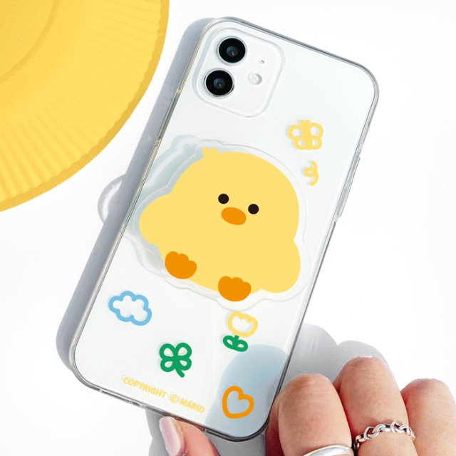 [젤리+투명톡]아기병아리 휴대폰케이스 에어팟케이스